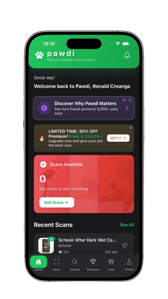 Pawdi App Screenshot
